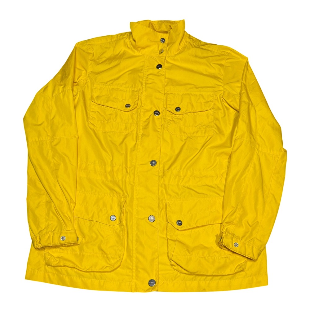 Lauren Ralph Lauren Field Jacket Womens Large Yellow Utility Full Zip Utility